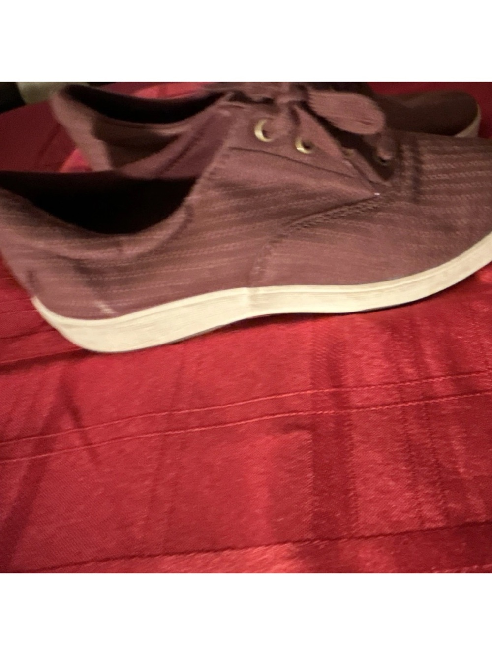 Grasshoppers Men's Lace-Up Sneakers in Burgundy